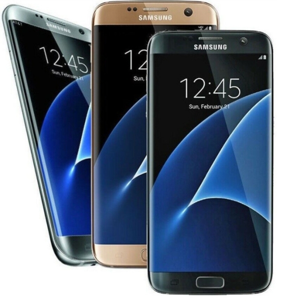 Samsung Galaxy S7 Edge 32GB (entsperrt) (Bildschirmbrennen) Android Smartphone – C