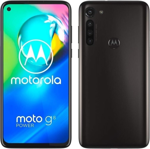 Motorola Moto G8 Power 64GB LTE NFC schwarz entsperrt Dual SIM Android Smartphone