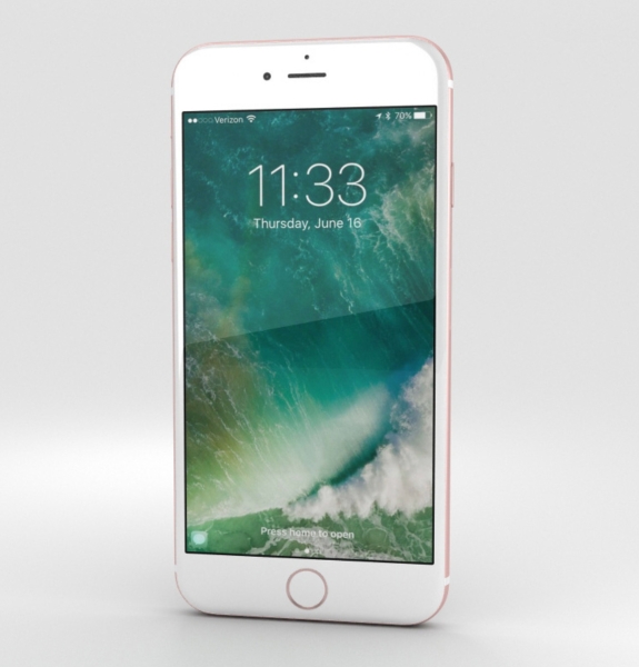 Apple iPhone 7 – 32GB – Roségold (entsperrt) nicht zugänglich, Bildschirmriss