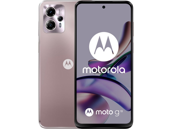 NEU Motorola Moto G13 128GB Roségold entsperrt Dual SIM Android Smartphone