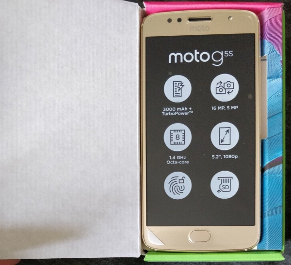 Motorola Moto G5S – 32GB – Feingold (entsperrt) Android Smartphone