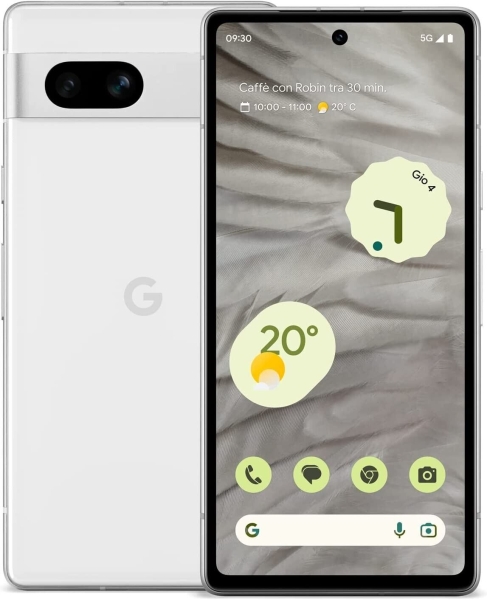 Smartphone Google Pixel 7a 5G 8+128GB 6,1 “ Weiß Ice Snow