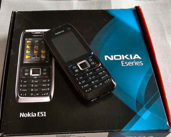 Nokia E51 schwarz GSM Handy Smartphone