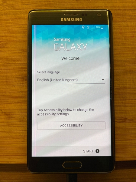 Samsung SM-N910F Galaxy Note 4 Edge schwarz 32GB Android Smartphone Tablet – GEBRAUCHT