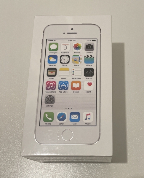 Apple iPhone 5s – 16 GB – silber – entsperrt – UK Modell selten – iOS 9