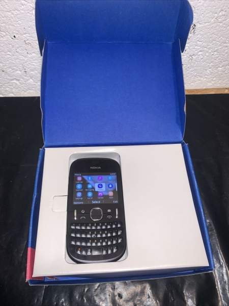 Nokia Asha 201 voll funktionsfähig 32GB Graphit Smartphone mit Box