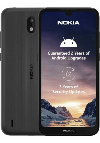Nokia 1.3 5.71″ Android entsperrt Smartphone 16GB 8MP DualSim anthrazit UK Version