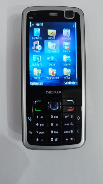 100% Original  Nokia  N77 – Handy – Schwarz  Smartphone – Ohne SIMlock wie neu