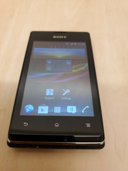 Sony XPERIA C1505 schwarz 748MB – (Tesco) Smartphone