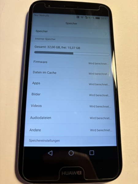Smartphone, Huawei GX8 RIO‑L01, 32GB, Grau, Ohne Zubehör