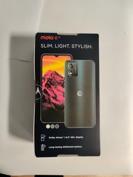 Motorola Moto E13 64GB Smartphone 4G 6,5″“ entsperrt Simlockfrei – Cosmic Black B #28