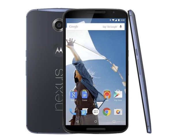 Motorola Nexus 6 blau entsperrt 32GB 5,96″ 13MP 3GB RAM Smartphone TOP