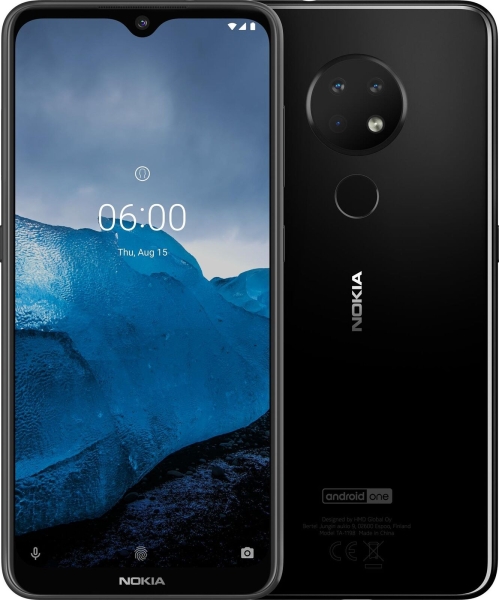 Nokia 6.2 32GB schwarz entsperrt simfrei Android Handy Smartphone. TA-1198 B