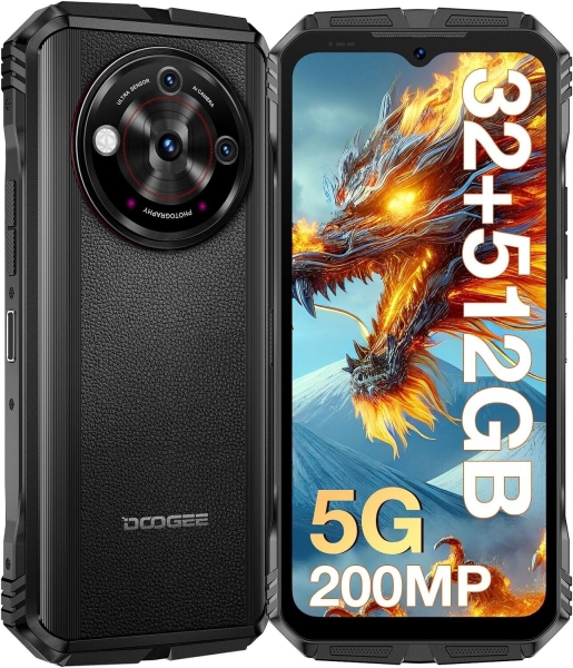 Doogee V30 Pro robustes Smartphone 5G, 32GB RAM + 512GB ROM (2 TB TF), Größe 7050