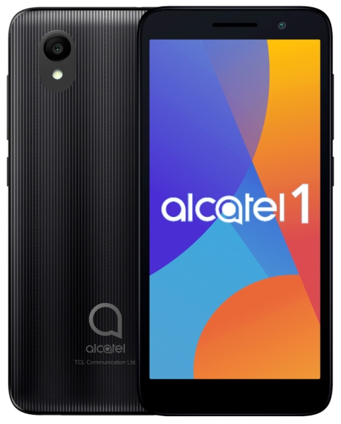 Alcatel 1 2021 4G Dual SIM 16GB/1GB 5,0″ entsperrt Android Smartphone – schwarz