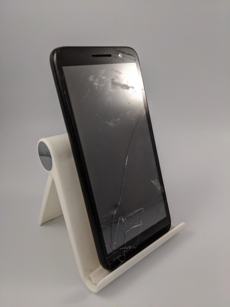 Alcatel 1 (5033XR) schwarz entsperrt 16GB Android Touchscreen Smartphone Riss