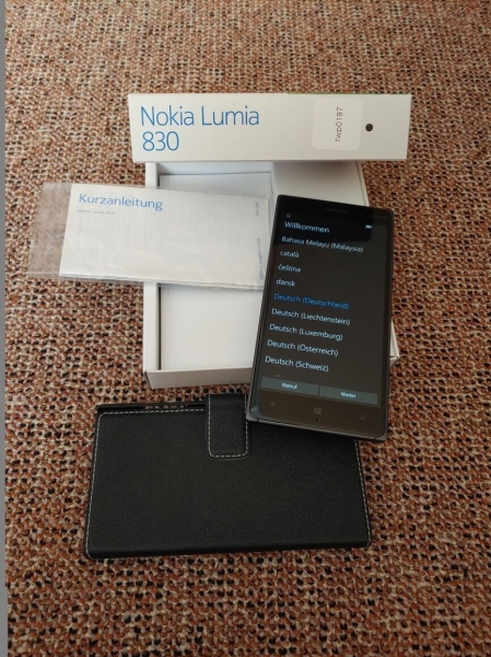 Nokia  Lumia 830 – 16GB – Schwarz (Ohne Simlock) Smartphone
