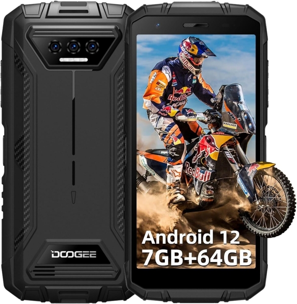 DOOGEE S41 Pro (2023) robustes Smartphone, Android 12 robustes Telefon, 6300mAh, 64 GB