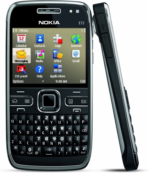 Nokia E72 – Zodium schwarz (entsperrt) Smartphone