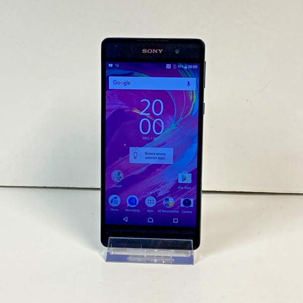 Sony Xperia E5 16GB Storage schwarz O2 Network Android Smartphone – gut