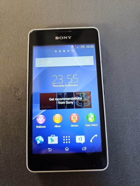 Sony XPERIA D2005 schwarz 2GB Smartphone Netzwerk funktioniert