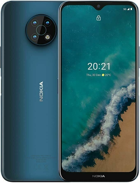 Nokia G50 5G 64GB/4GB 48MP DualSIM NFC entsperrt Android Smartphone – ozeanblau