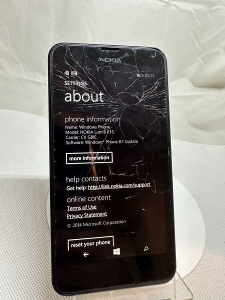 Defekt Nokia Lumia 635 – 8GB – Schwarz Smartphone
