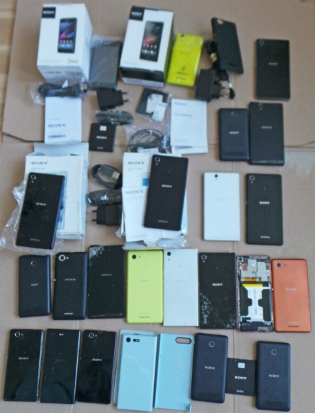 23x Smartphone Sony Xperia E, Z, X, L, XA Konvolut