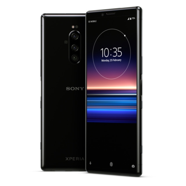 Sony Xperia 1 DualSim schwarz 128GB LTE Android Smartphone 6,5″ OLED 21:9 12 MPX
