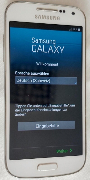 Samsung Galaxy S4 Mini Smartphone Handy 4,2″ Display Mobiltelefon 8GB weiß