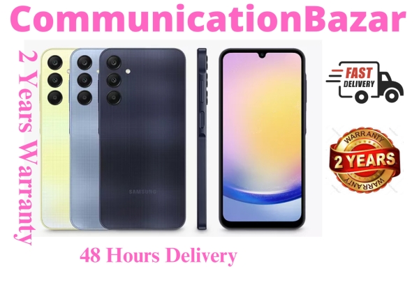 Neu Versiegelt Samsung Galaxy A25 Smartphone 128GB entsperrt 5G Dual Sim 2024 Modell