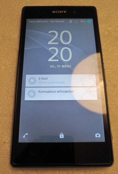 Sony Xperia Z1 Smartphone Schwarz