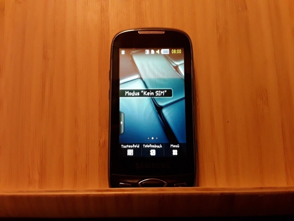 Handy Samsung  GT S5560 schwarz  ohne Simlock Smartphone