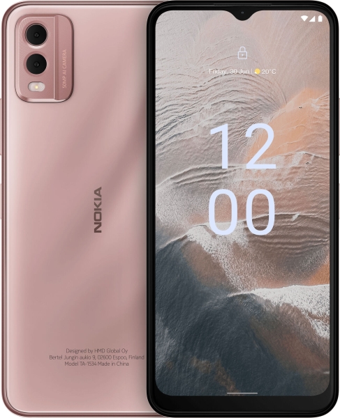 Nokia C32 6,3″ HD+ Dual SIM Smartphone Android 13 4GB RAM/64GB ROM – Pink