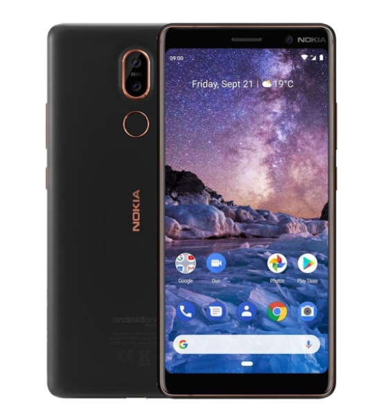 Nokia 7 Plus 64GB Dual SIM 6,1″ Zoll Kupfer Schwarz Android Smartphone WoW Gut