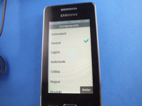 Original SAMSUNG STAR II GT-S5260 Handy Smartphone  Unlocked Ohne Simlock Silber