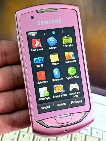 Samsung Monte S5620 (entsperrt) Smartphone makelloser Zustand mit Ladegerät