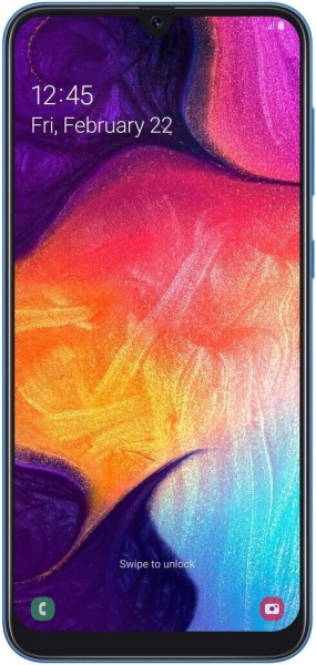 Samsung Galaxy A50 128GB Dual Sim entsperrt 4G Android Smartphone blau