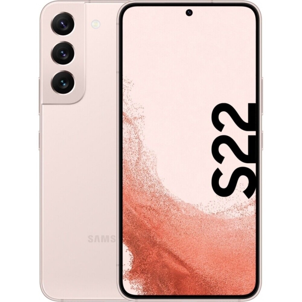 Samsung S22 S901 5G Smartphone 128GB 8GB RAM pink gold Android Triple-Kamera NEU