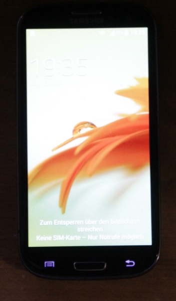 Samsung  Galaxy S III GT-I9305 – 16GB – Black (Ohne Simlock) Smartphone