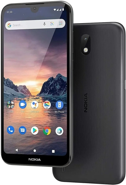 Nokia 1.3 16GB 5,7″ schwarz TA-1205 entsperrt Android Smartphone Durchschnittszustand