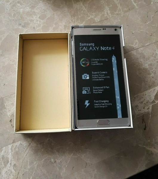 Original Samsung Galaxy Note 4 N910A 32GB Gold entsperrt Smartphone Lagerware guter Co