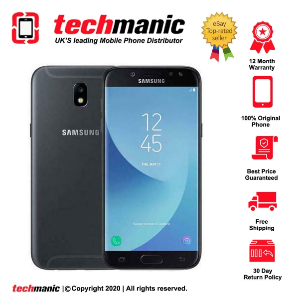 Samsung Galaxy J5 SM-J530FD (Dual Sim) 16GB – Smartphone schwarz (entsperrt) – Neu