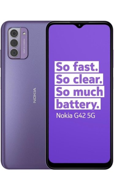 Nokia G42 5G 128GB 6GB RAM Android Smartphone Alle Netzwerke Lila Verkauf Schnäppchen