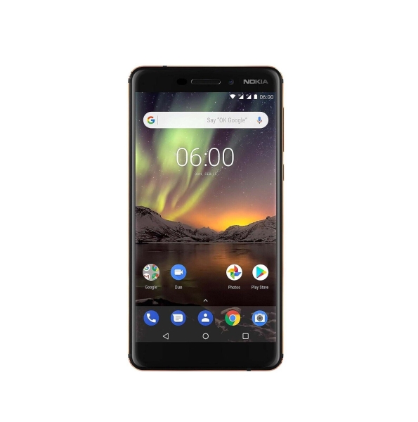 Nokia 6.1 schwarz 32GB/3GB 4G LTE NFC simfree entsperrt Android Smartphone TA-1043