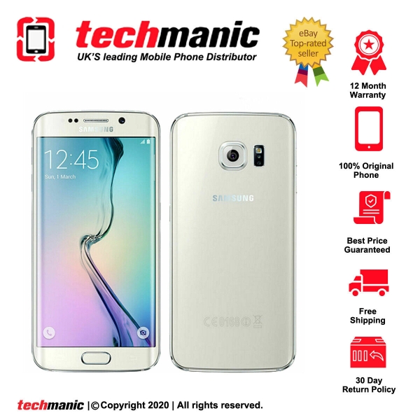 Samsung Galaxy S6 Edge SM-G925F – 32GB – weiß (entsperrt) Smartphone