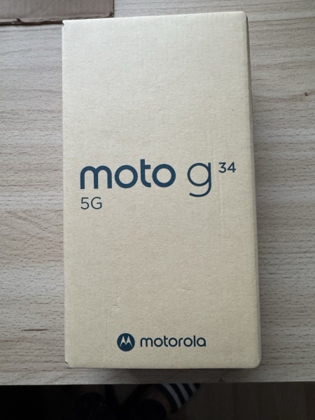 Motorola 5G Android Smartphone G34 6,5″ 4GB RAM SIM frei 128GB Speicher schwarz