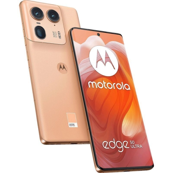 Motorola Edge 50 Ultra 5G 1TB – 16GB RAM Peach Fuzz (6.7″) Dual-SIM Smartphone