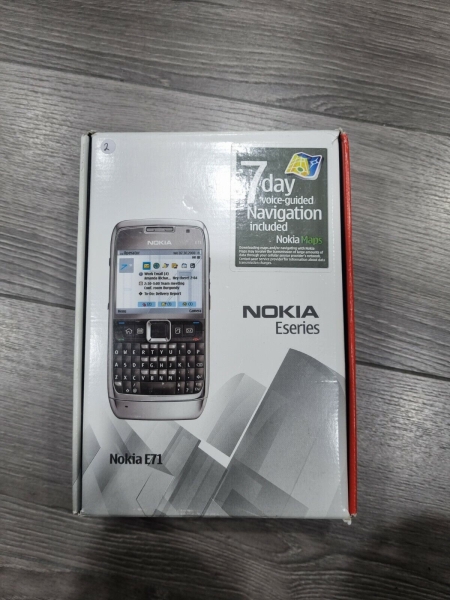 Nokia E71 – Schwarz (Gesperrter Status unbekannt) Smartphone