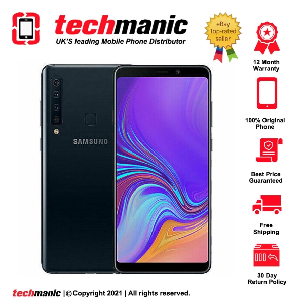 Samsung Galaxy A9 SM-A920F – 128 GB – Smartphone schwarz (entsperrt)